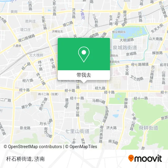 杆石桥街道地图