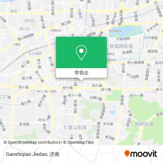 Ganshiqiao Jiedao地图