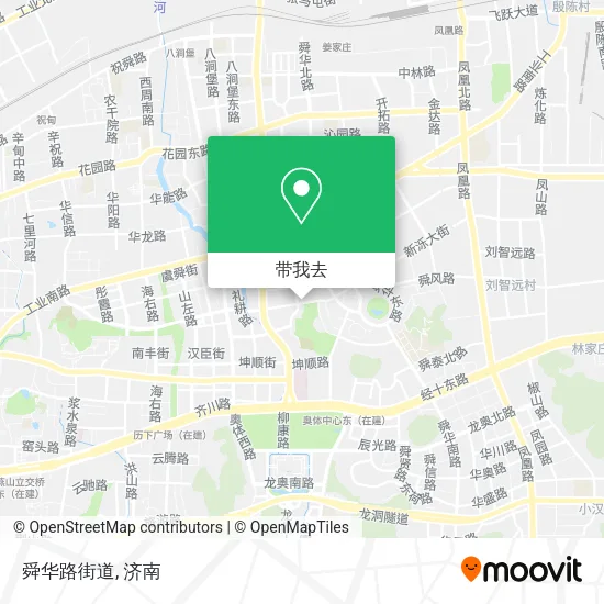 舜华路街道地图