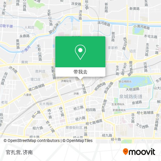 官扎营地图