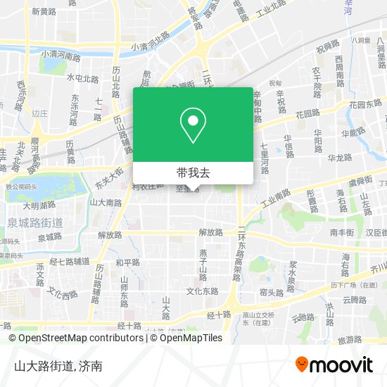 山大路街道地图