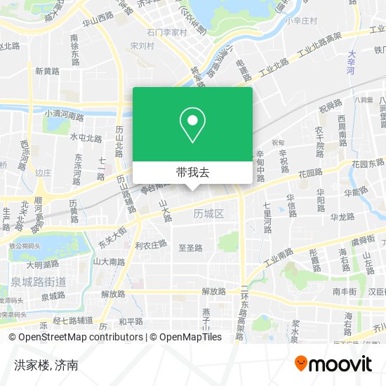 洪家楼地图