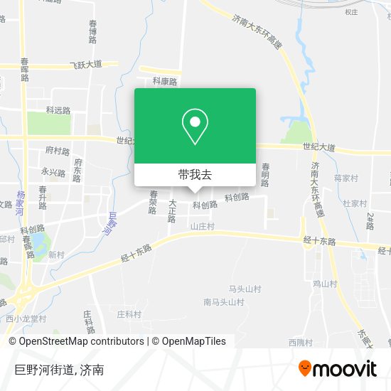 巨野河街道地图