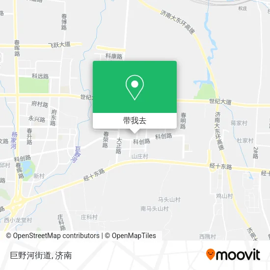 巨野河街道地图