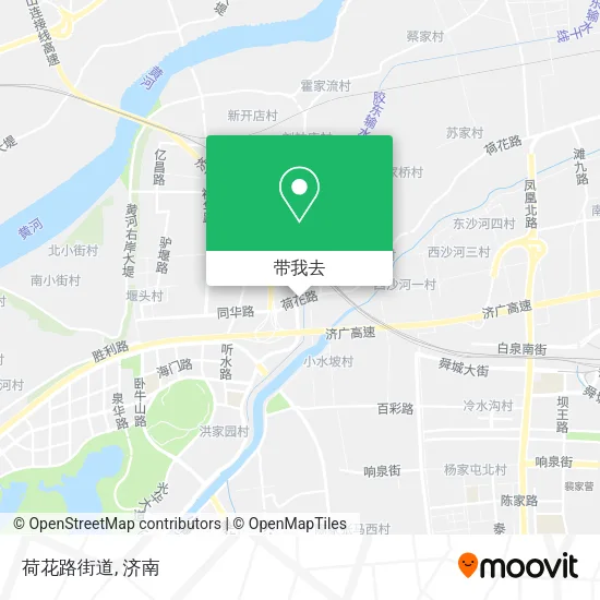 荷花路街道地图