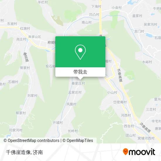 千佛崖造像地图