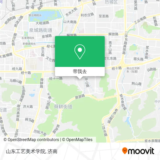山东工艺美术学院地图