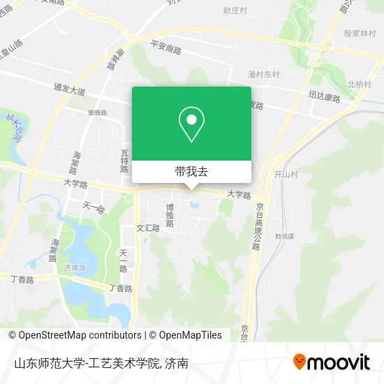 山东师范大学-工艺美术学院地图