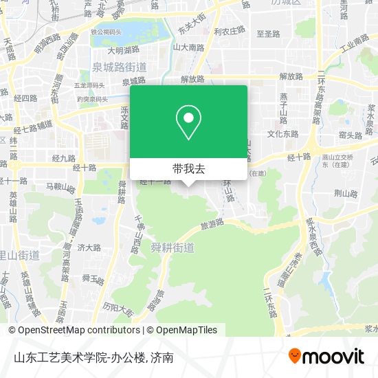 山东工艺美术学院-办公楼地图