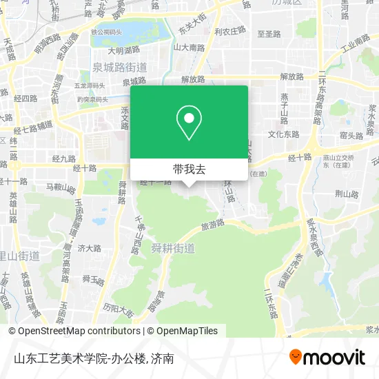 山东工艺美术学院-办公楼地图
