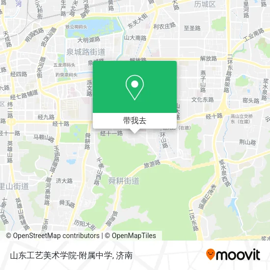山东工艺美术学院-附属中学地图