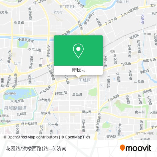 花园路/洪楼西路(路口)地图