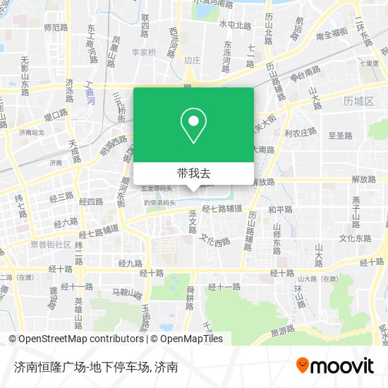 济南恒隆广场-地下停车场地图