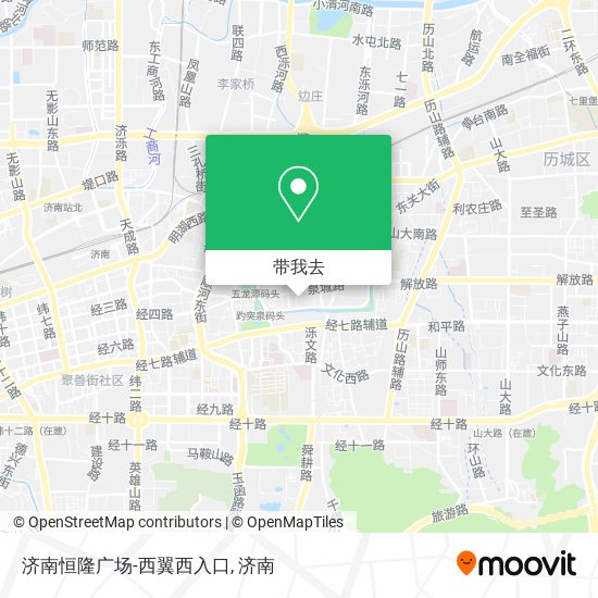 济南恒隆广场-西翼西入口地图