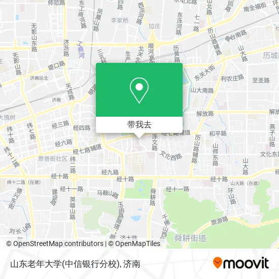 山东老年大学(中信银行分校)地图