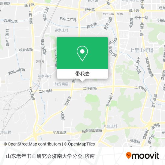 山东老年书画研究会济南大学分会地图