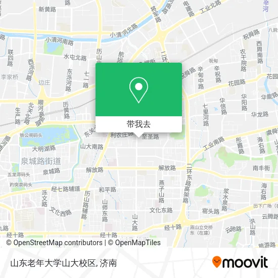 山东老年大学山大校区地图