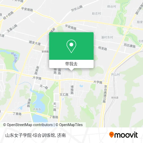 山东女子学院-综合训练馆地图