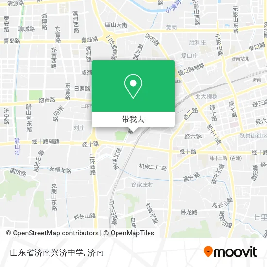 山东省济南兴济中学地图