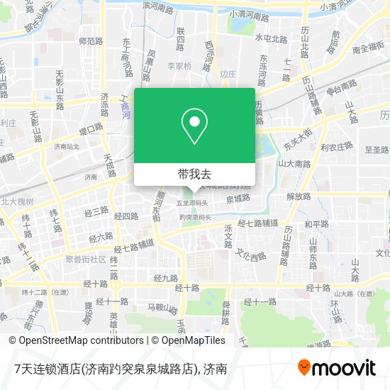 7天连锁酒店(济南趵突泉泉城路店)地图