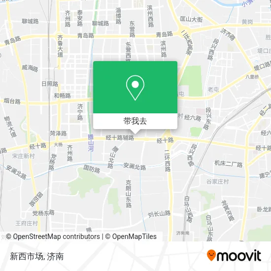新西市场地图
