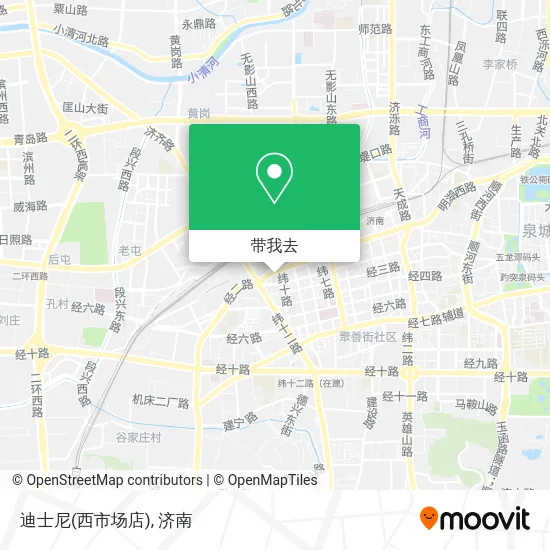 迪士尼(西市场店)地图