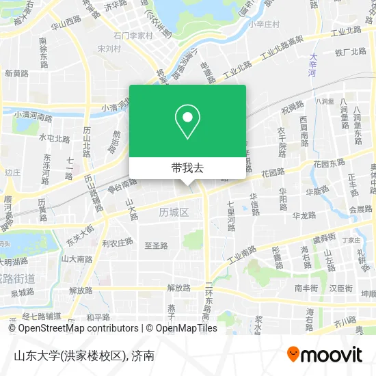 山东大学(洪家楼校区)地图