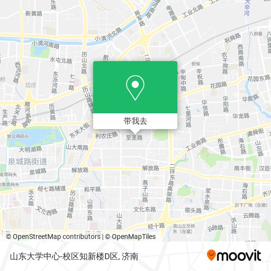 山东大学中心-校区知新楼D区地图