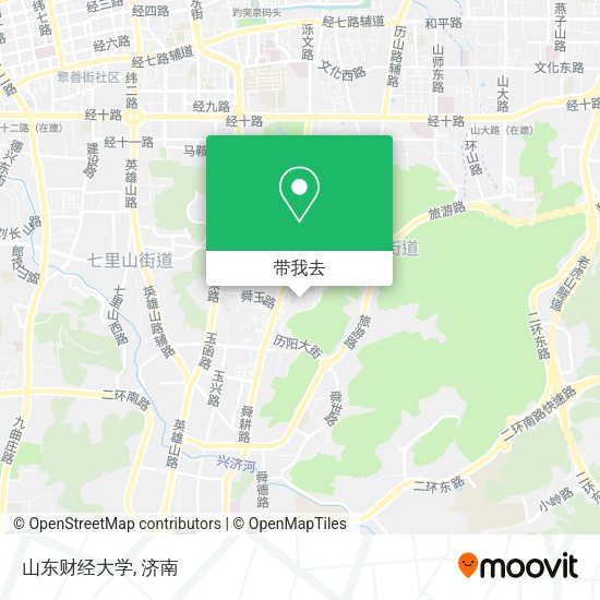 山东财经大学地图