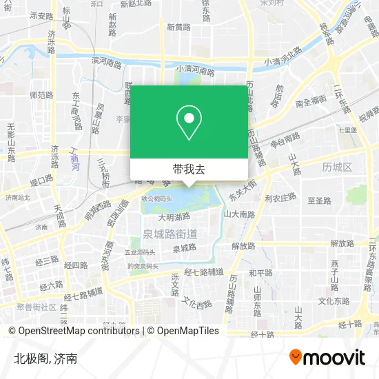 北极阁地图