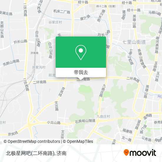 北极星网吧(二环南路)地图