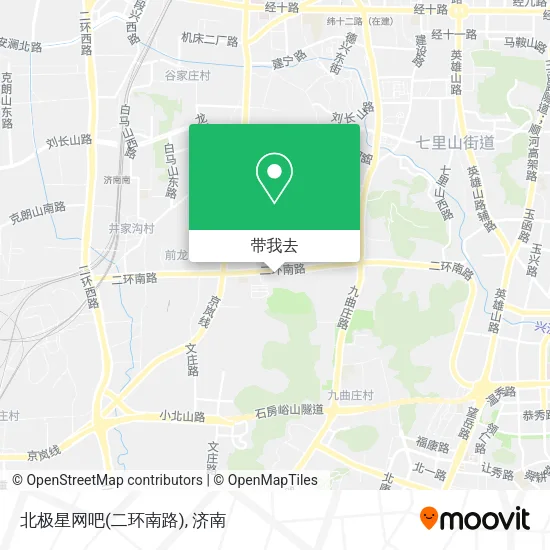 北极星网吧(二环南路)地图
