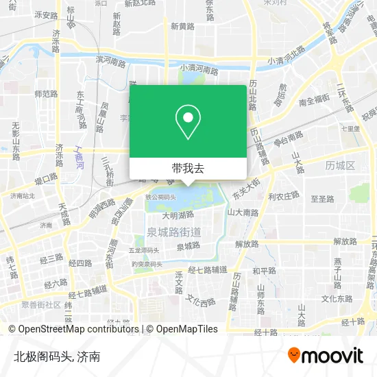 北极阁码头地图