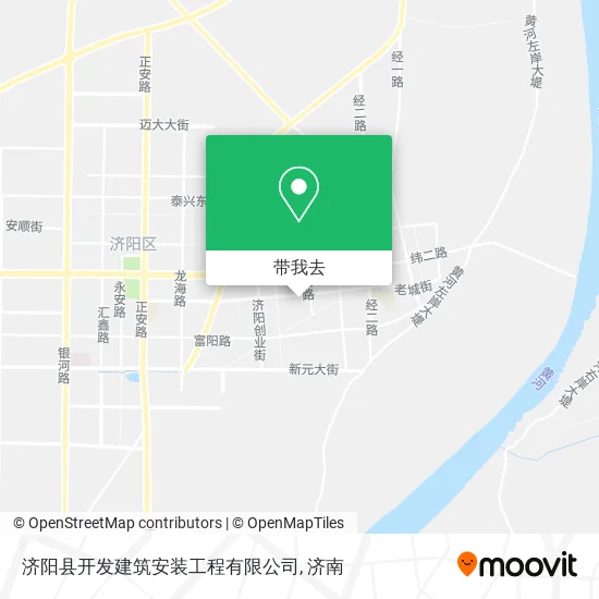 济阳县开发建筑安装工程有限公司地图