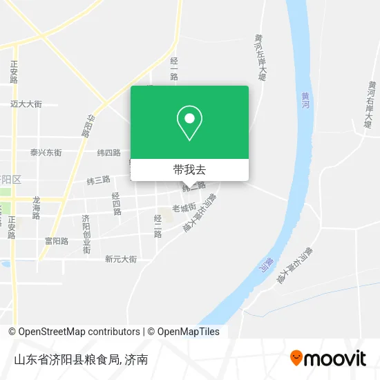 山东省济阳县粮食局地图