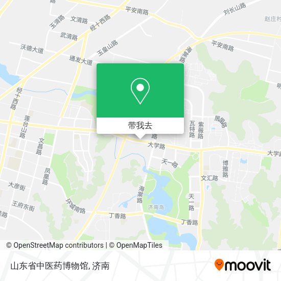 山东省中医药博物馆地图