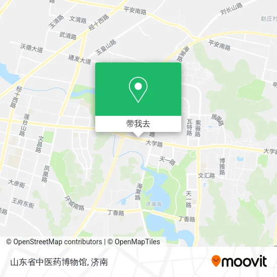 山东省中医药博物馆地图