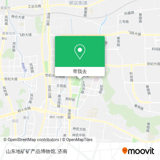 山东地矿矿产品博物馆地图