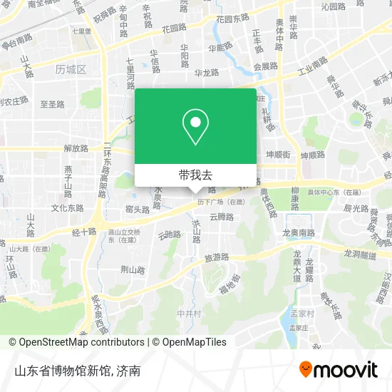 山东省博物馆新馆地图