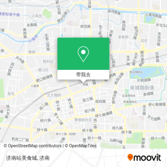 济南站美食城地图