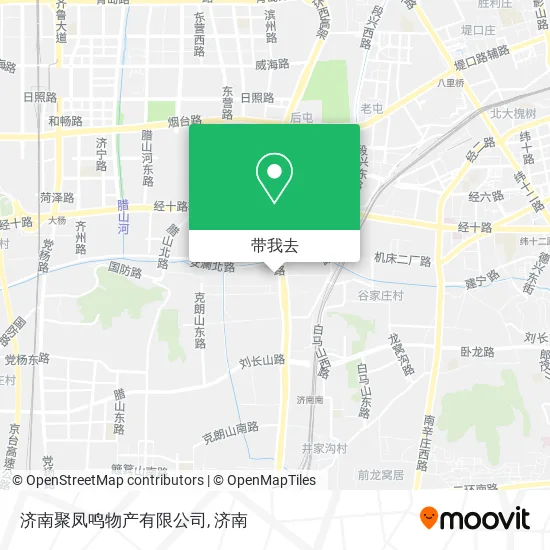 济南聚凤鸣物产有限公司地图