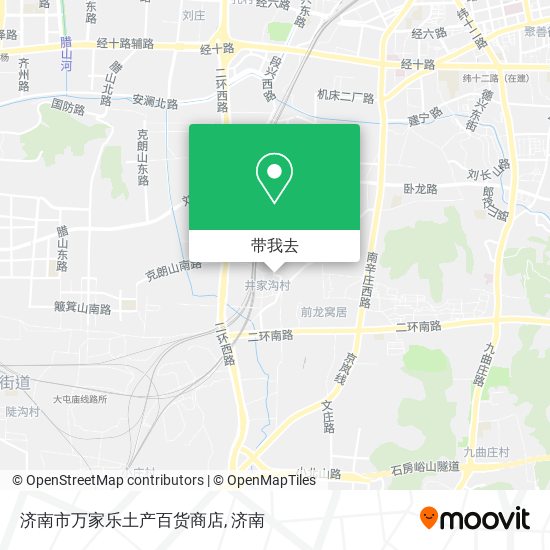 济南市万家乐土产百货商店地图
