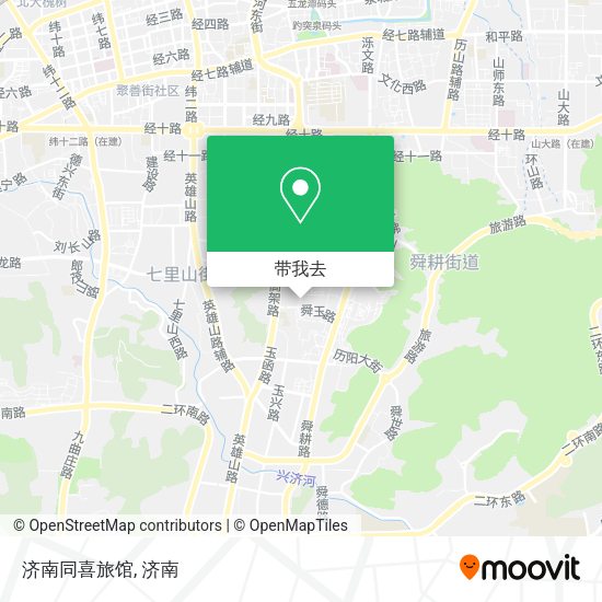 济南同喜旅馆地图
