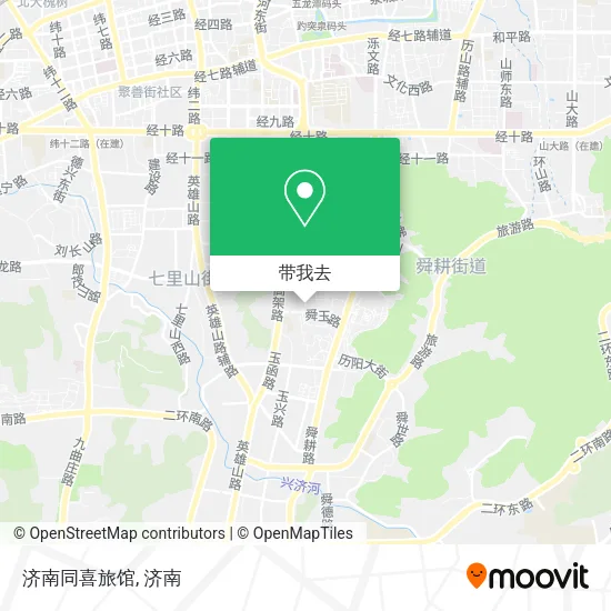 济南同喜旅馆地图