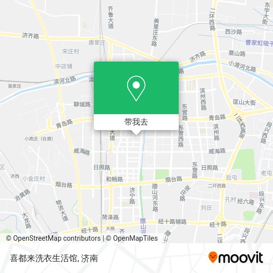 喜都来洗衣生活馆地图