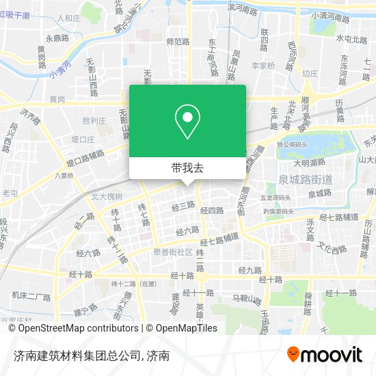 济南建筑材料集团总公司地图