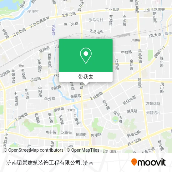 济南珺景建筑装饰工程有限公司地图