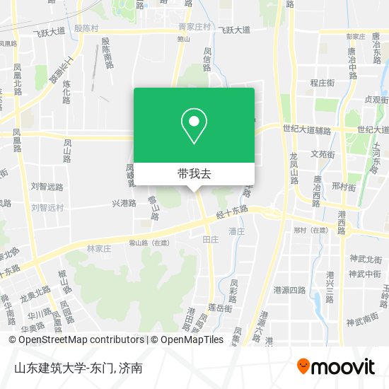 山东建筑大学-东门地图