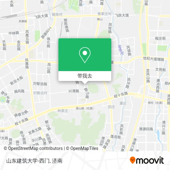 山东建筑大学-西门地图