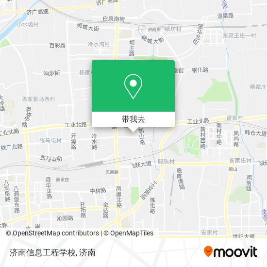 济南信息工程学校地图